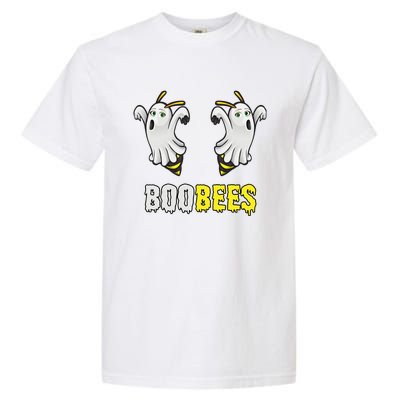 Cute Funny Ghost Halloween Boo Bees Gift Boobees Cute Gift Garment-Dyed Heavyweight T-Shirt