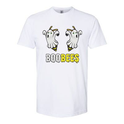 Cute Funny Ghost Halloween Boo Bees Gift Boobees Cute Gift Softstyle CVC T-Shirt