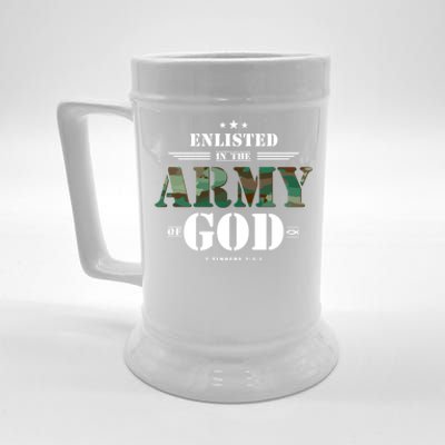 Christian Funny Gift Religious Bible Verse Scriptures GodS Army Gift Beer Stein