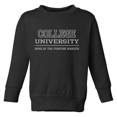 College Fun Generic Education Toddler Sweatshirt