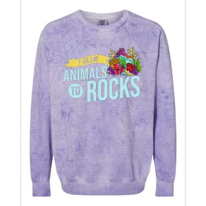 Coral Frag Gift Reef Aquarium Fish Tank Aquarist Colorblast Crewneck Sweatshirt