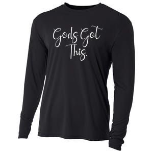 Christian Faith Gods Got This Quote Cooling Performance Long Sleeve Crew