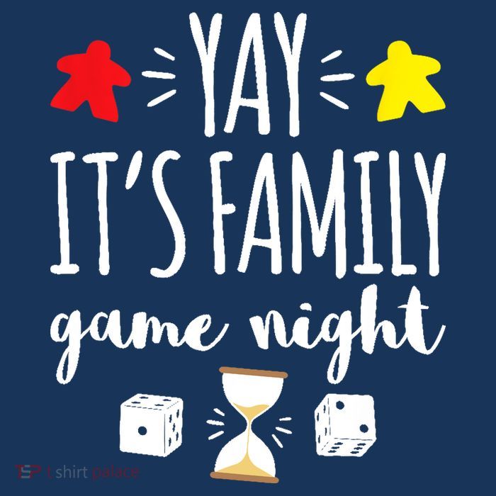 Celebrate Family Game Night Board Games Card Games Tall T-Shirt