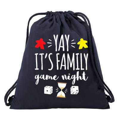 Celebrate Family Game Night Board Games Card Games Drawstring Bag