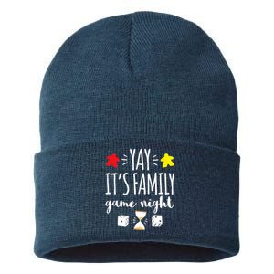 Celebrate Family Game Night Board Games Card Games Sustainable Knit Beanie