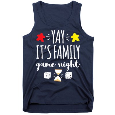 Celebrate Family Game Night Board Games Card Games Tank Top