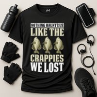 Crappie Fishing Gear Fishing Lure Fishing Net Crappe Fisher Cooling Performance Crew T-Shirt