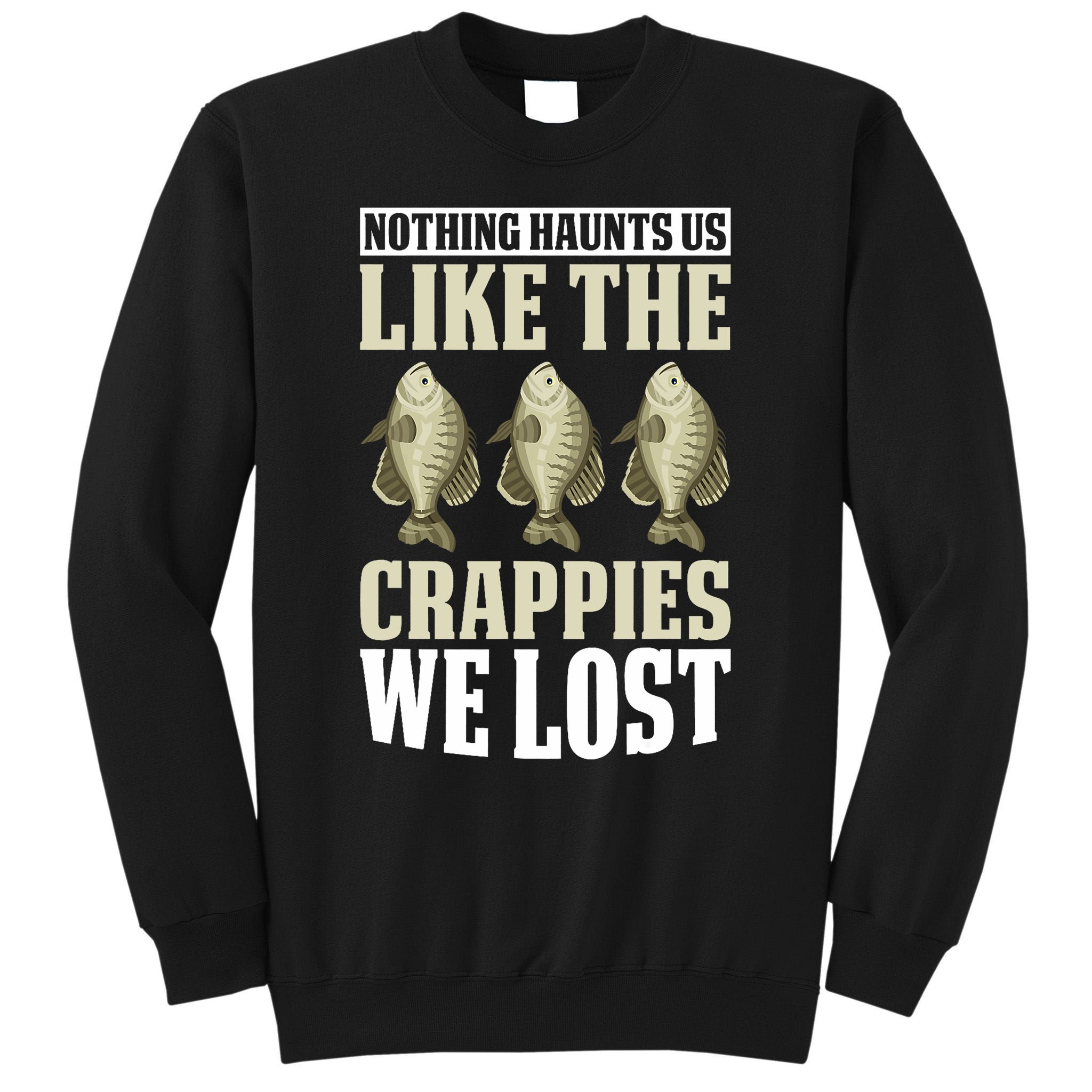 Crappie Fishing Gear Fishing Lure Fishing Net Crappe Fisher Sweatshirt TeeShirtPalace