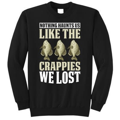 Crappie Fishing Gear Fishing Lure Fishing Net Crappe Fisher Sweatshirt