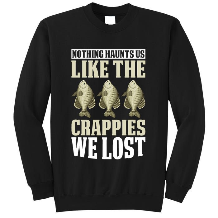 Crappie Fishing Gear Fishing Lure Fishing Net Crappe Fisher Sweatshirt