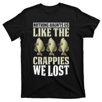 Crappie Fishing Gear Fishing Lure Fishing Net Crappe Fisher T-Shirt