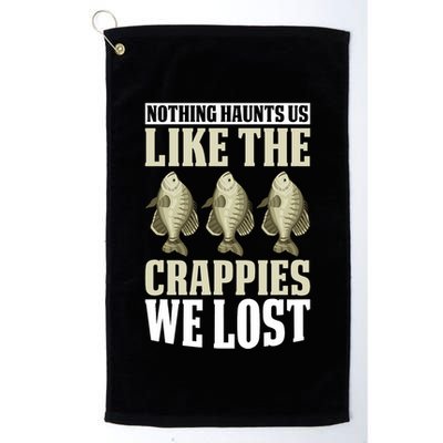 Crappie Fishing Gear Fishing Lure Fishing Net Crappe Fisher Golf Towel