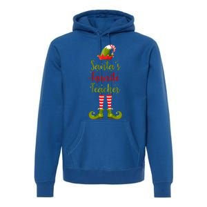 Christmas Funny Gift For Teachers SantaS Favorite Teacher Gift Premium Hoodie