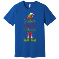 Christmas Funny Gift For Teachers SantaS Favorite Teacher Gift Premium T-Shirt