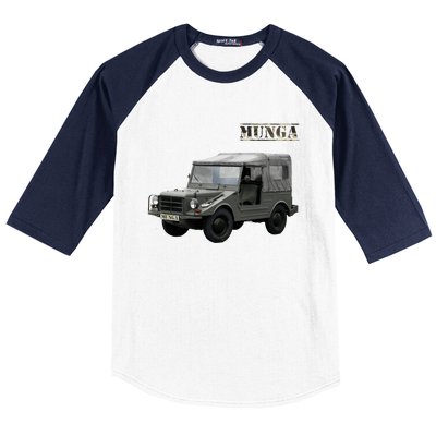 Classic Fourcute Giftwheel Drive Car Munga Bundeswehr Army Oldtimer Gift Baseball Sleeve Shirt