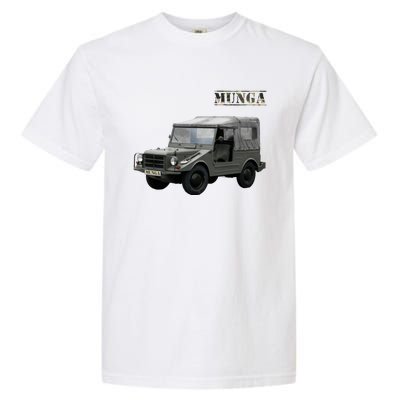 Classic Fourcute Giftwheel Drive Car Munga Bundeswehr Army Oldtimer Gift Garment-Dyed Heavyweight T-Shirt