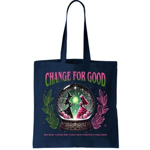 Changed For Good Witch P.I.N.K. And Green Groovy Tote Bag