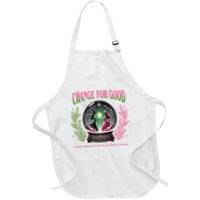 Changed For Good Witch P.I.N.K. And Green Groovy Full-Length Apron With Pockets