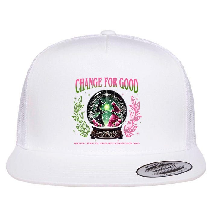 Changed For Good Witch P.I.N.K. And Green Groovy Flat Bill Trucker Hat