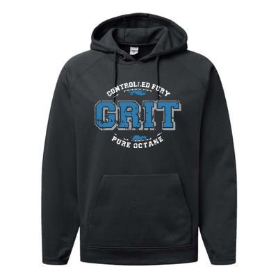 Controlled Fury Grit Pure Octane Performance Fleece Hoodie