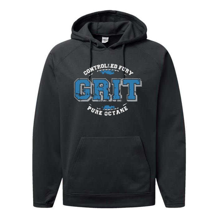 Controlled Fury Grit Pure Octane Performance Fleece Hoodie