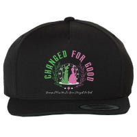 Changed For Good Witch P.I.N.K And Green S.H.I.Z U.N.I.V.E.R.S.I.T.Y Wool Snapback Cap