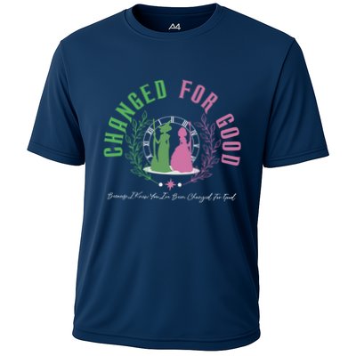Changed For Good Witch P.I.N.K And Green S.H.I.Z U.N.I.V.E.R.S.I.T.Y Performance Shirt
