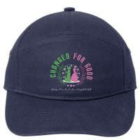 Changed For Good Witch P.I.N.K And Green S.H.I.Z U.N.I.V.E.R.S.I.T.Y 7-Panel Snapback Hat