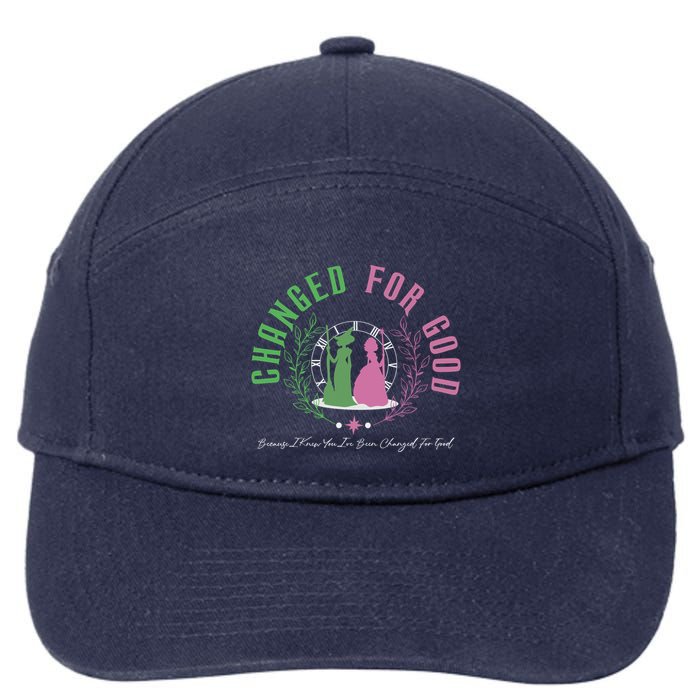 Changed For Good Witch P.I.N.K And Green S.H.I.Z U.N.I.V.E.R.S.I.T.Y 7-Panel Snapback Hat