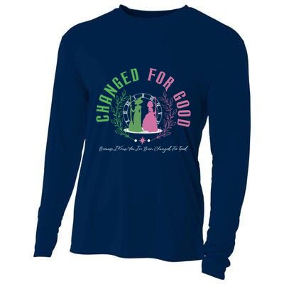 Changed For Good Witch P.I.N.K And Green S.H.I.Z U.N.I.V.E.R.S.I.T.Y Cooling Performance Long Sleeve Crew