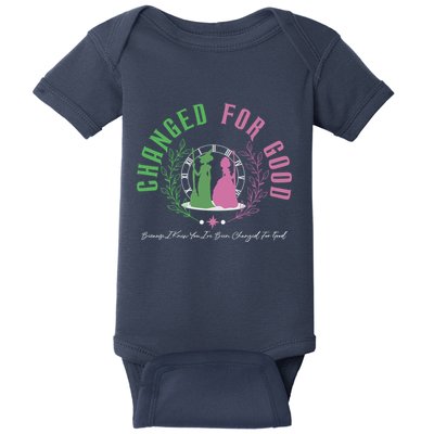 Changed For Good Witch P.I.N.K And Green S.H.I.Z U.N.I.V.E.R.S.I.T.Y Baby Bodysuit