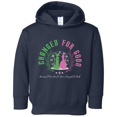 Changed For Good Witch P.I.N.K And Green S.H.I.Z U.N.I.V.E.R.S.I.T.Y Toddler Hoodie