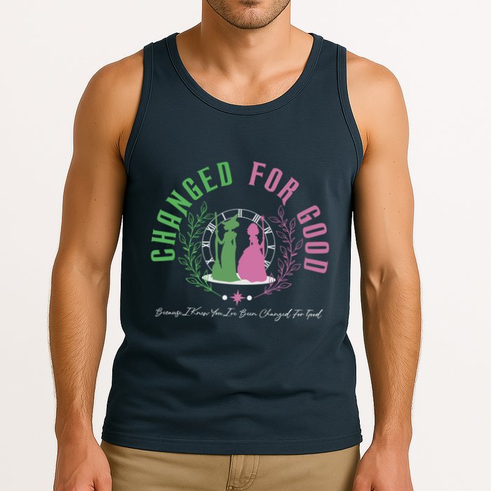 Changed For Good Witch P.I.N.K And Green S.H.I.Z U.N.I.V.E.R.S.I.T.Y Tank Top