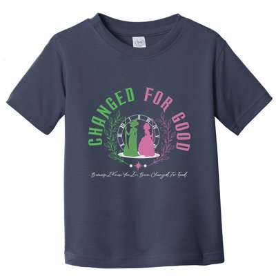 Changed For Good Witch P.I.N.K And Green S.H.I.Z U.N.I.V.E.R.S.I.T.Y Toddler T-Shirt