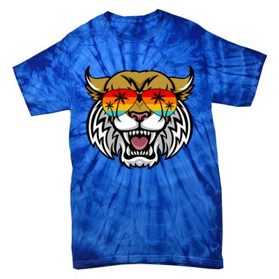 Cougar Funny Gift Students National Cougar Day Gift Tie-Dye T-Shirt