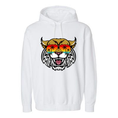 Cougar Funny Gift Students National Cougar Day Gift Garment-Dyed Fleece Hoodie