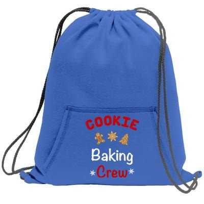 Christmas Funny Great Gift Cookie Baking Crew Cool Gift Cute Gift Sweatshirt Cinch Pack Bag