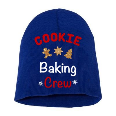 Christmas Funny Great Gift Cookie Baking Crew Cool Gift Cute Gift Short Acrylic Beanie