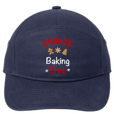 Christmas Funny Great Gift Cookie Baking Crew Cool Gift Cute Gift 7-Panel Snapback Hat