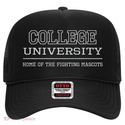 College Fun Generic Education High Crown Mesh Back Trucker Hat