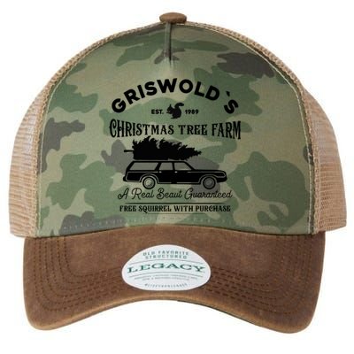 Cool Funny Griswold Christmas Tree Farm Legacy Tie Dye Trucker Hat