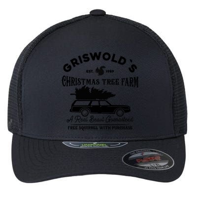 Cool Funny Griswold Christmas Tree Farm Flexfit Unipanel Trucker Cap