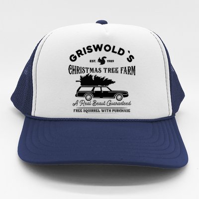 Cool Funny Griswold Christmas Tree Farm Trucker Hat