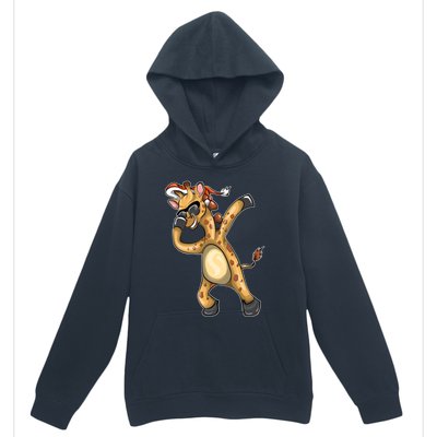 Christmas Funny Gift Animal Dabbing Giraffe Funny Gift Urban Pullover Hoodie