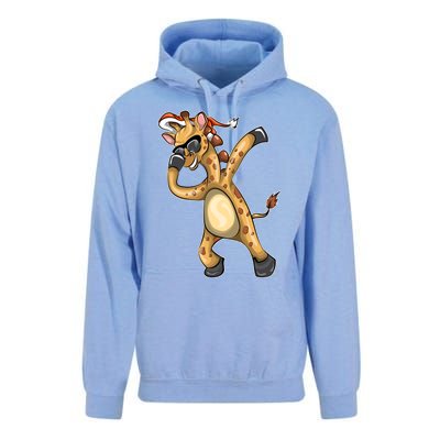 Christmas Funny Gift Animal Dabbing Giraffe Funny Gift Unisex Surf Hoodie