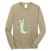 Cats Funny Gardener Gardening Never Too Old To Play In Dirt Long Sleeve Shirt