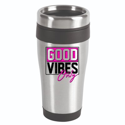 Cool Funny Good Vibes Only 16oz Travel Tumbler