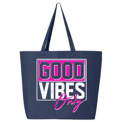 Cool Funny Good Vibes Only 25L Jumbo Tote