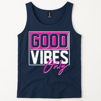 Cool Funny Good Vibes Only Tank Top