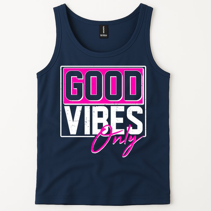 Cool Funny Good Vibes Only Tank Top